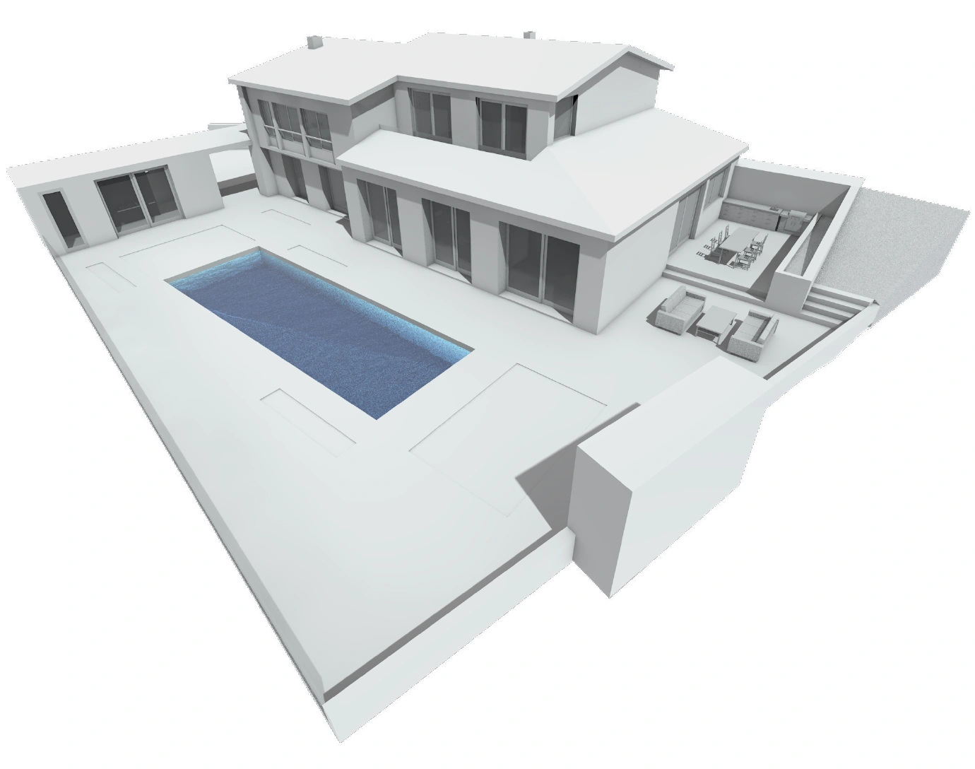 Quai de Cologny 72A — project view