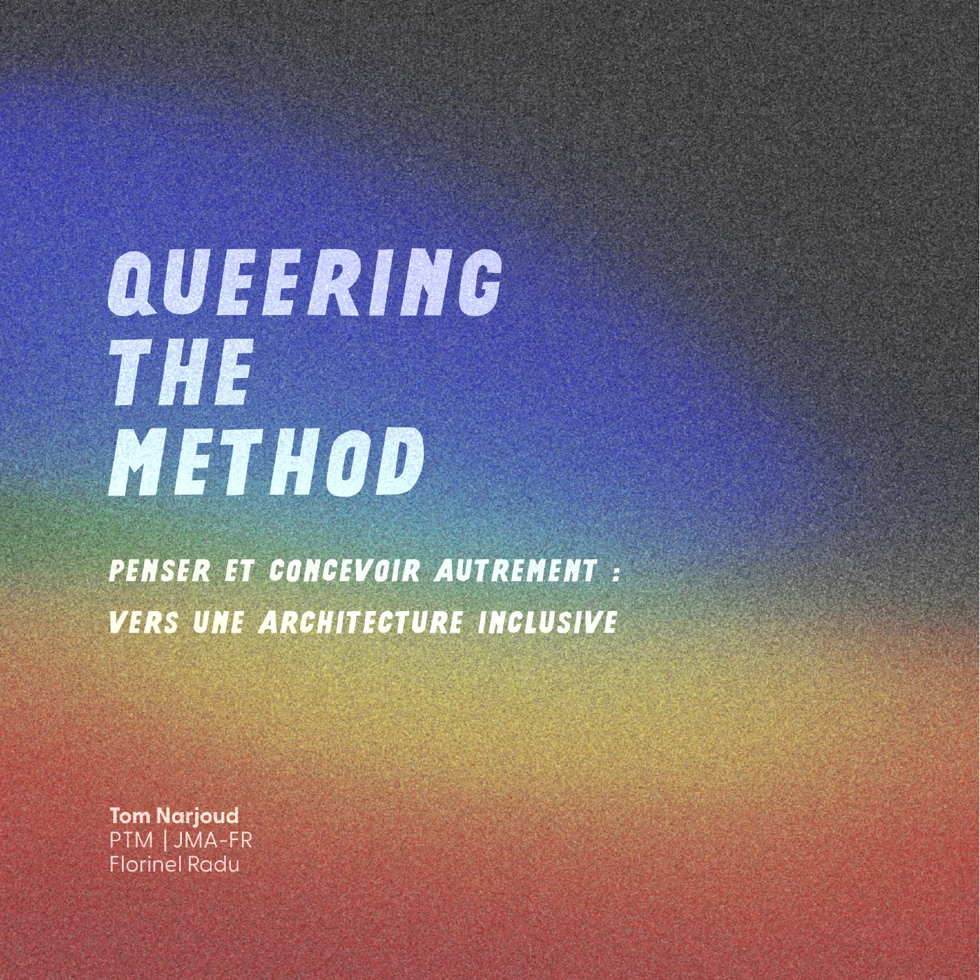 Original cover of Queering the Method